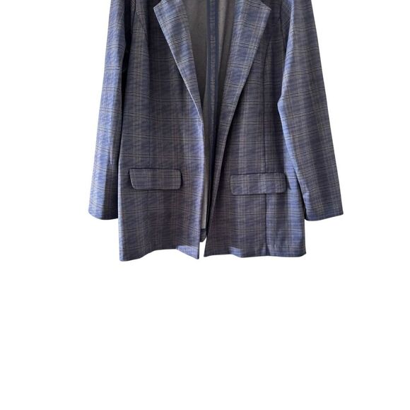 Liverpool Plaid Boyfriend Women’s Blazer Oversized Plus SZ 2X #2498 - Picture 2 of 14